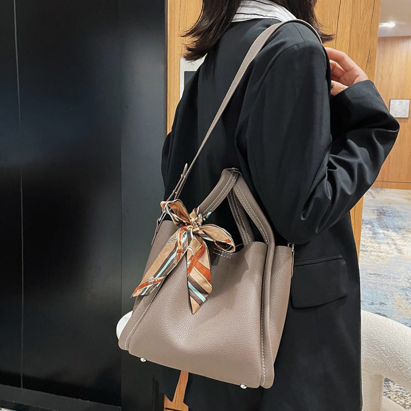 Hand-woven Material Bag Shoulder Messenger Homemade Women's