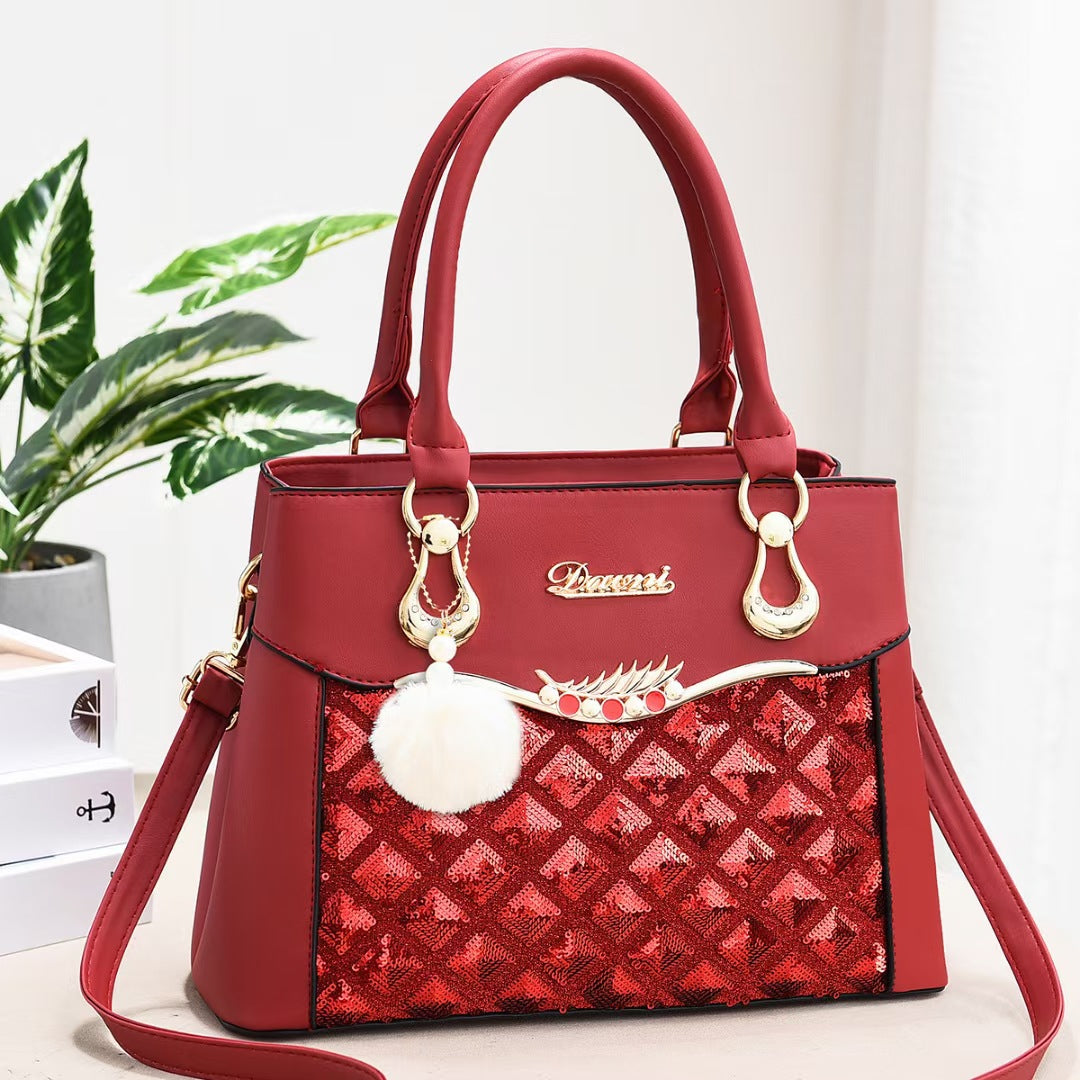 The New Fashion Female Bag Korean Style Diagonal Shoulder Handbag