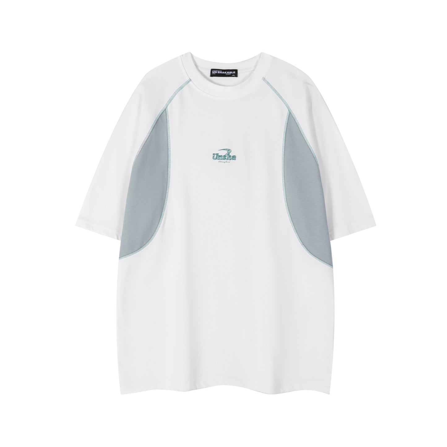 Zichi Clothing Club Sommer Ny Retro Sammenføjning Rund Hals Kortærmet