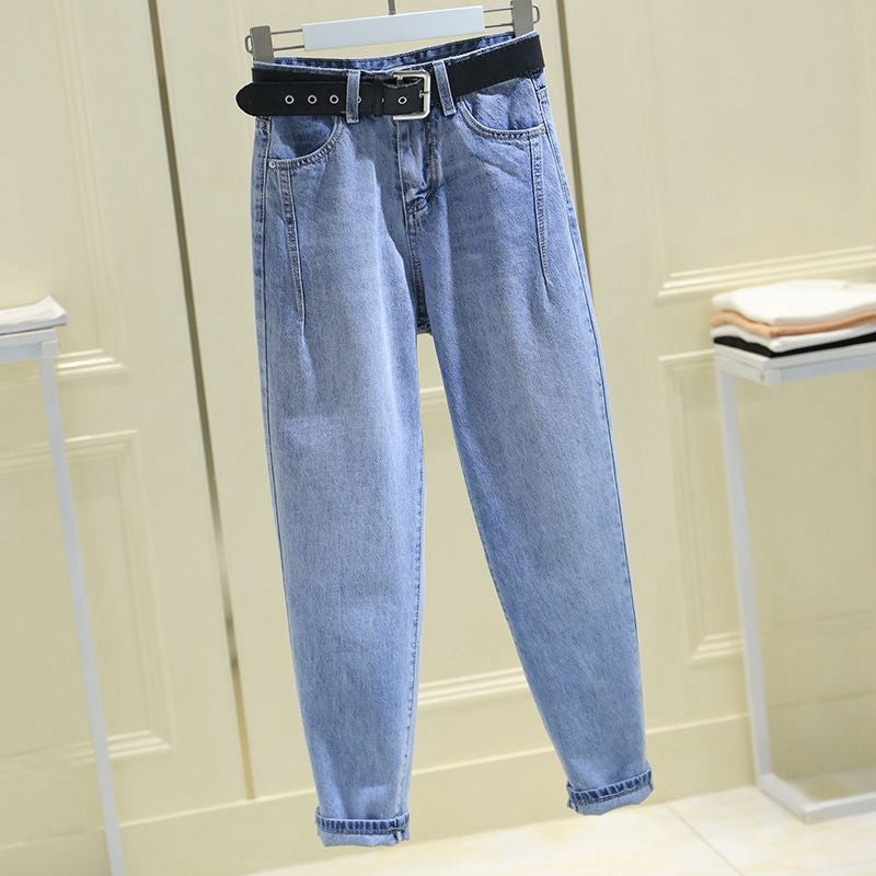 Women's Loose High Waist Slim Harem Daddy Pants