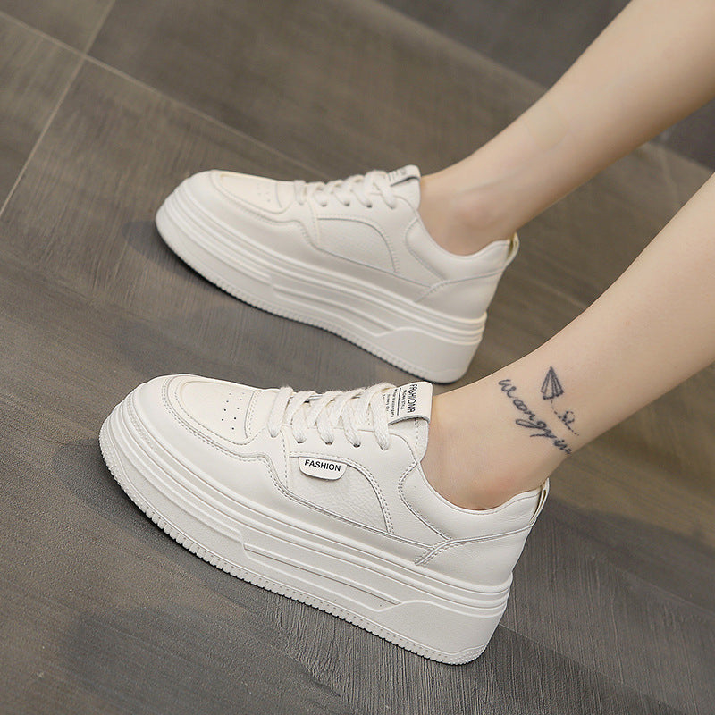 Platform Thick Sole Increased By Casual Sports Skate Shoes