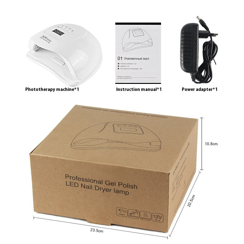 Large Space Double Light Source Quick-drying Wear Nail Dryer