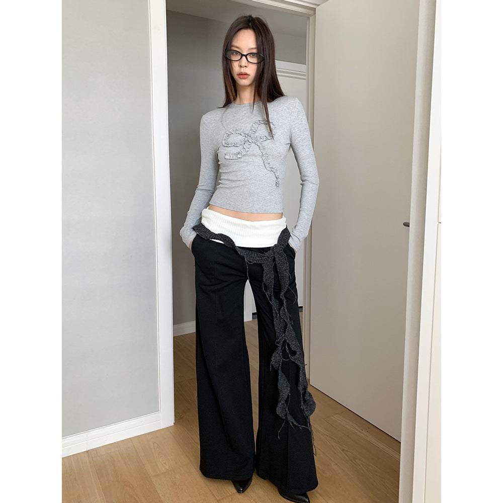 Pleated Figure-flattering Long Sleeves That Cinch The Waist And Create A Slimming Silhouette