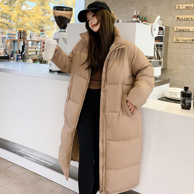 New Womens Relaxed-fit Cotton Coat With A Stand-up Collarversatile And Stylish