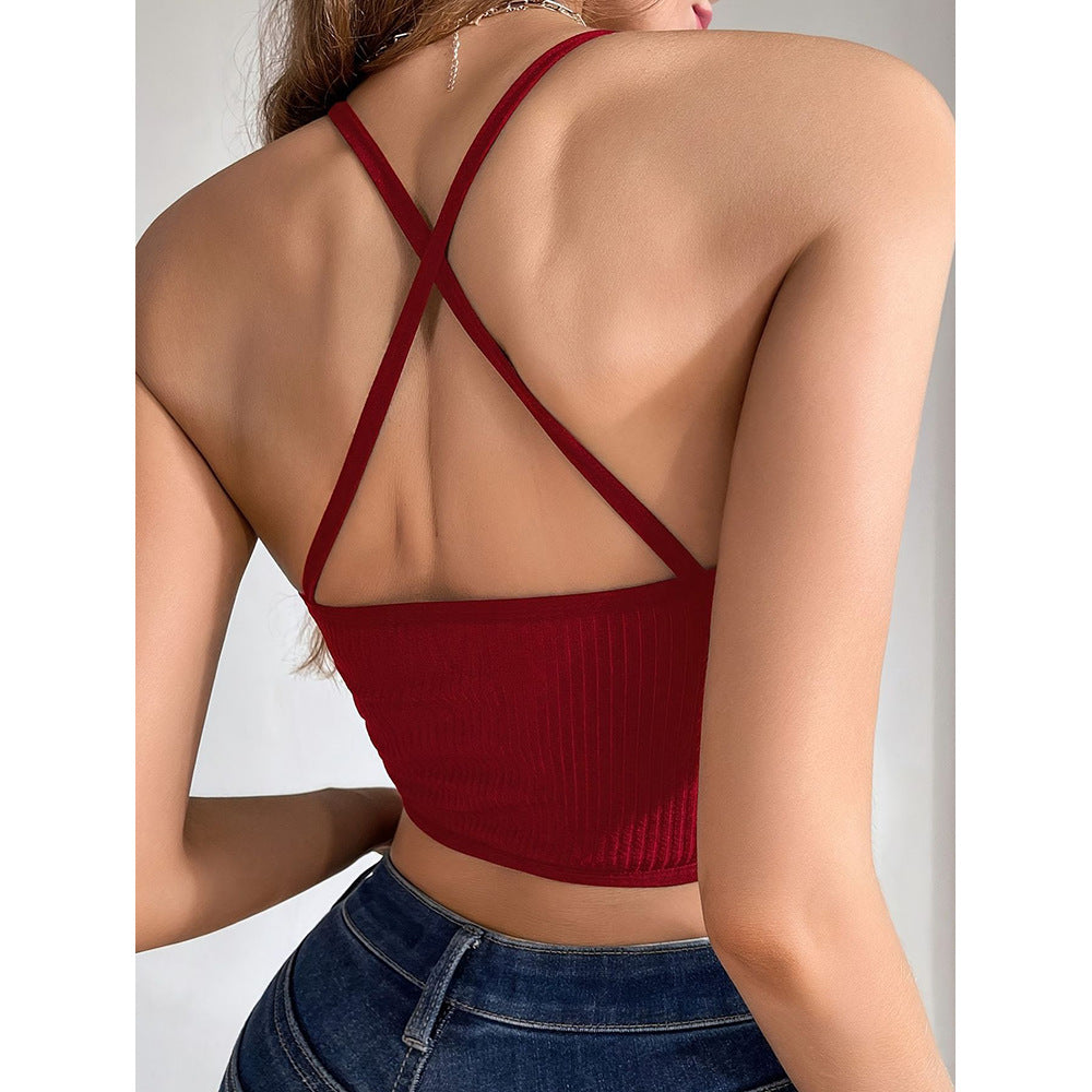 Women's Slim Vest Mesh Hollow Bra