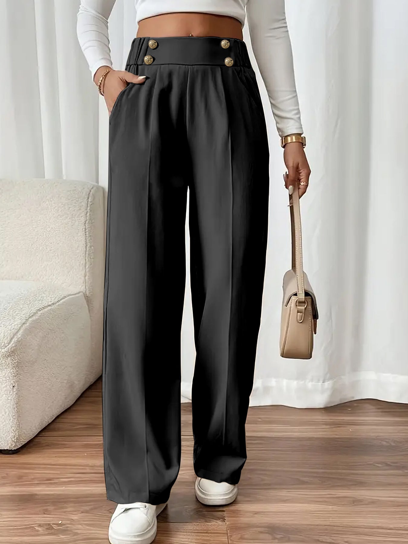 Niche Unique Casual Straight Pants