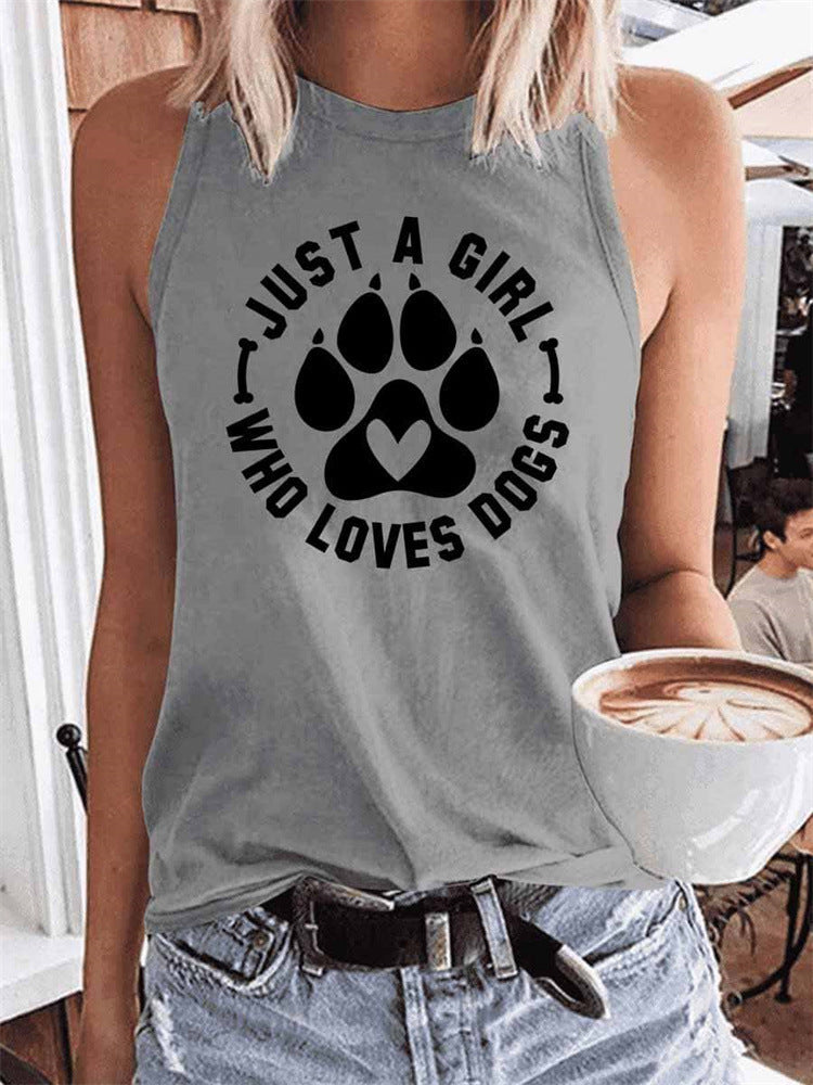 Summer Women's Fruit 3D Printed Casual Sleeveless Vest