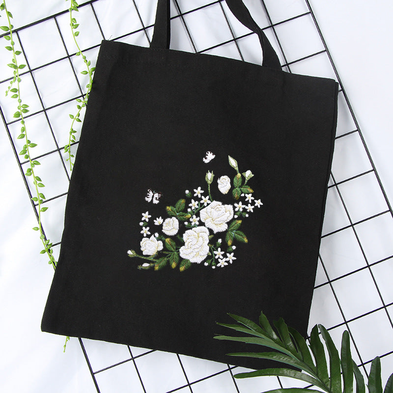 Hand-embroidered Self-embroidered Material Bag