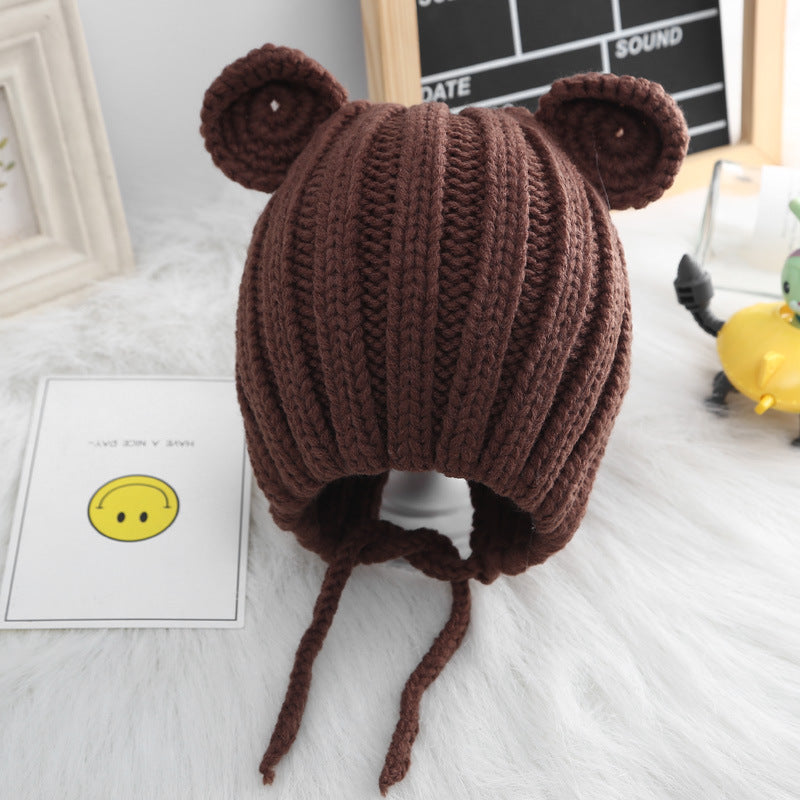Baby Bear Ears Warm Woolen Hat