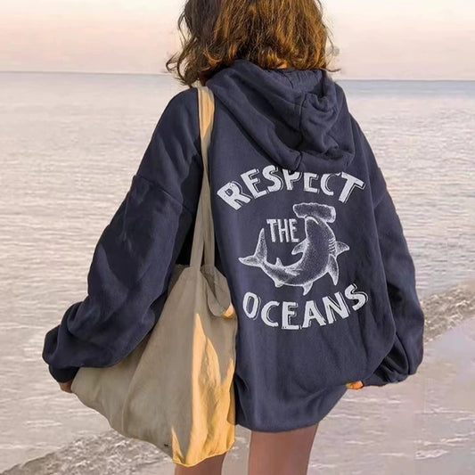 Ocean Respect Lokalt Trykt Sweater