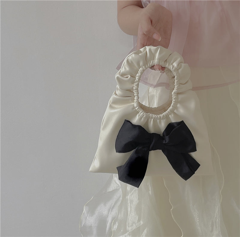Personality Bowknot Pleated Bag Mini Bag