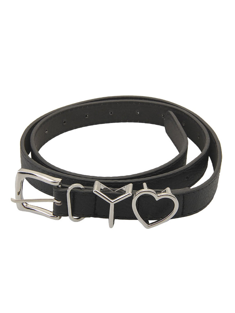 Joker Heart Y Letter Belt Ins Men And Women