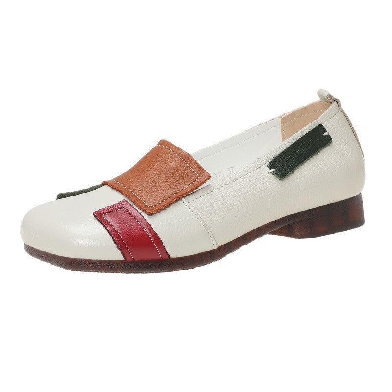 Women's Contrast Casual Soft Soled Shoes