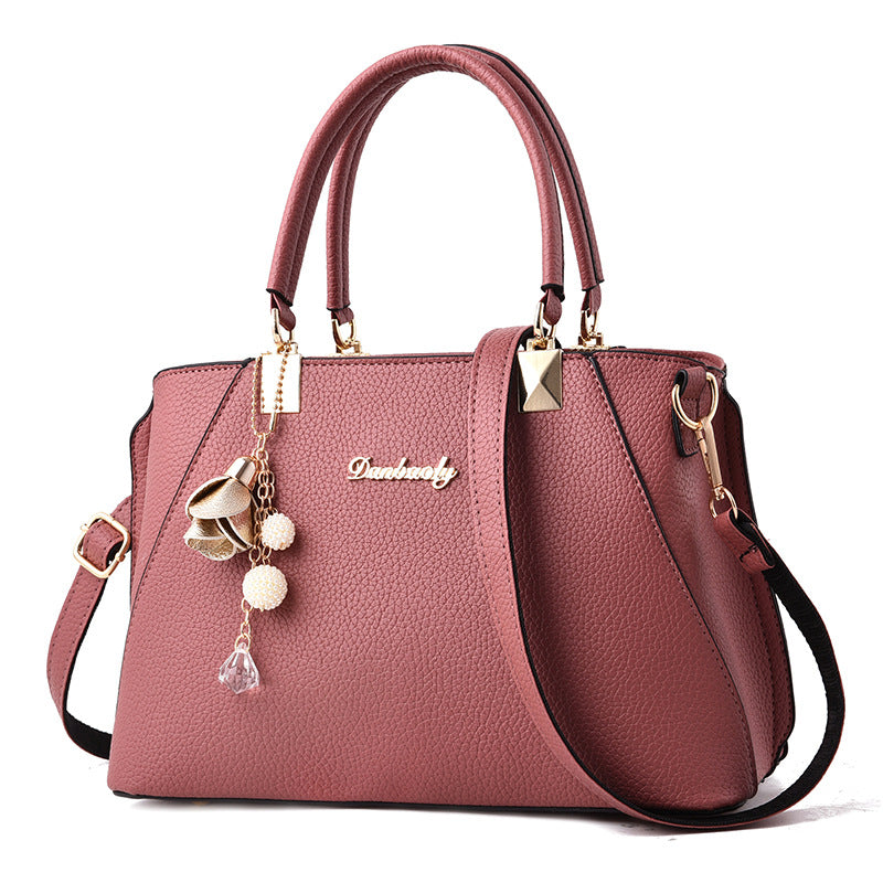 New Fashion Women's Lychee Pattern One-shoulder Handbag