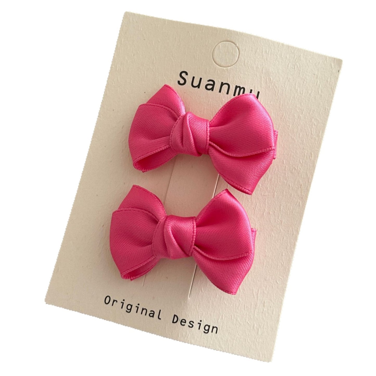 Cream Color Sweet Bowknot Children's Exquisite Side Clip Hairpin