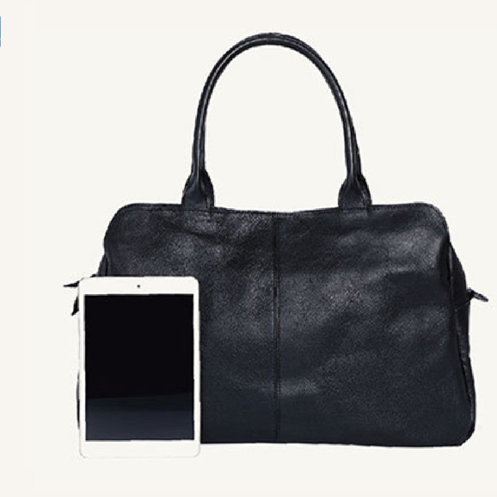 Women's Fashionable Commuter Leather Simple Handbag