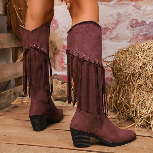 Women's Plus-Size New Style Western Boots