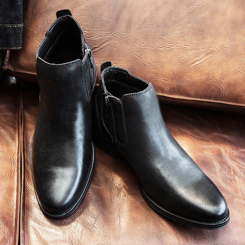 Men's Casual Martin Boots Short Boots Winter British Workwear