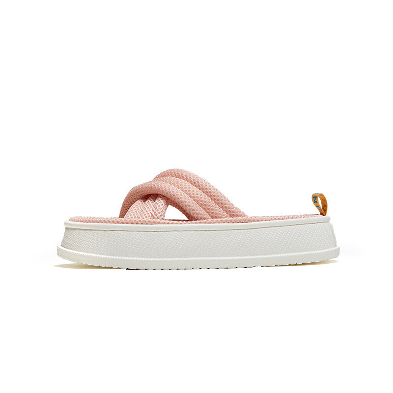 Women's High-end Couple's Fashion And Elegant Linen Slippers