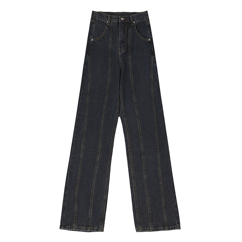 Women's Loose-fitting High-waisted Straight-legged Wide Leg Pants