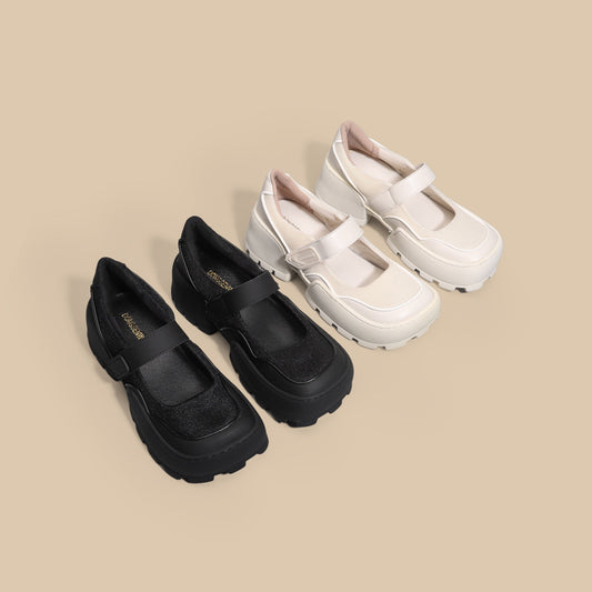 Vintage Mary Shoes With Platform Soles