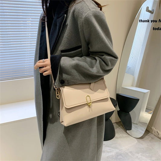 Lock Casual Shoulder Diy Hand Woven Bag