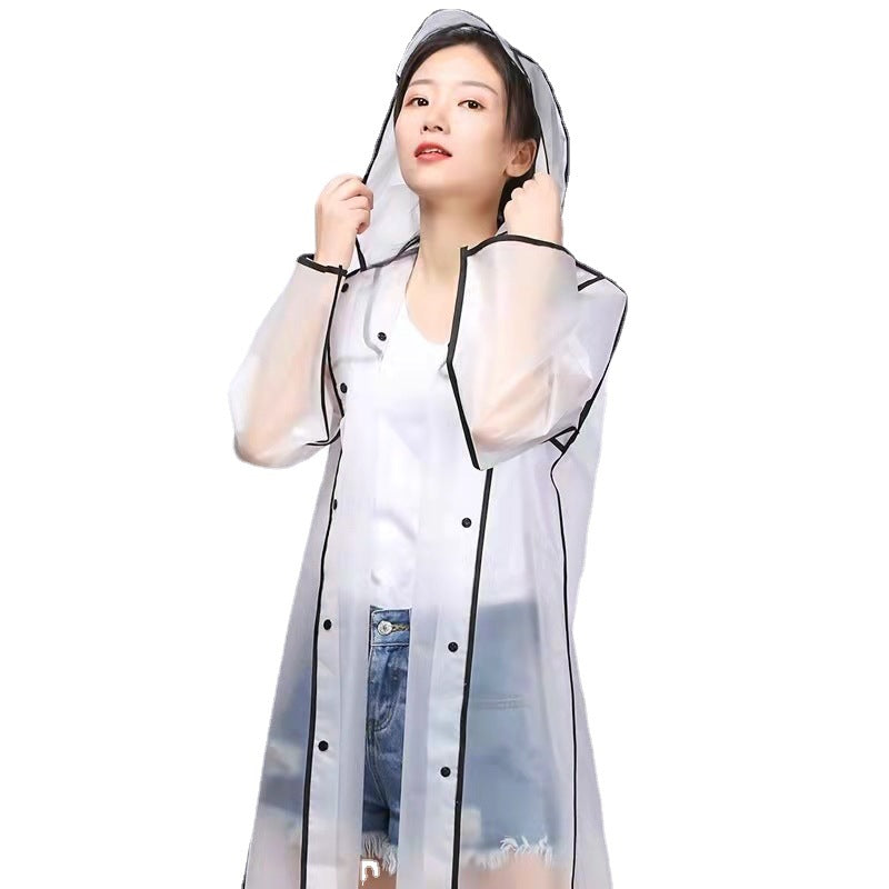 Transparent One-piece Raincoat Hiking Portable Outdoor Travel