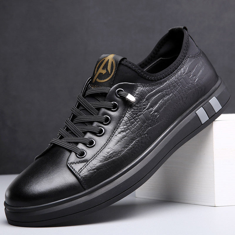 Men's Casual Leather Business Fashion Soft Surface