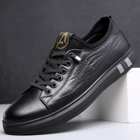 Men's Casual Leather Business Fashion Soft Surface