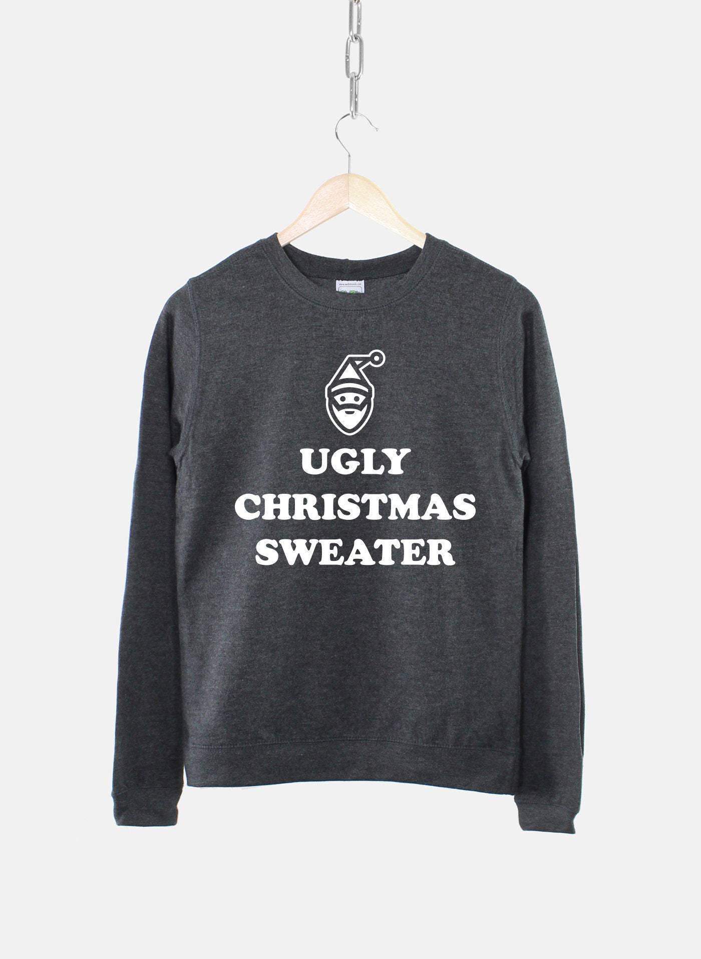 Women's Ugly Christmas Sweater Sweatshirt Bah Humbug Funny