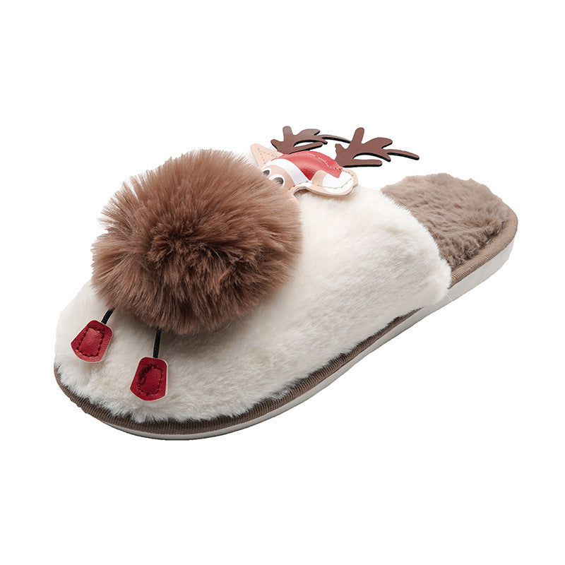 Women's Cute Warm Cartoon Plush Slippers