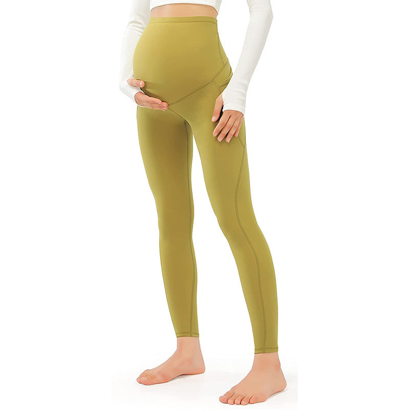 Belt Maternity Yoga Maternity Pants  Abdominal