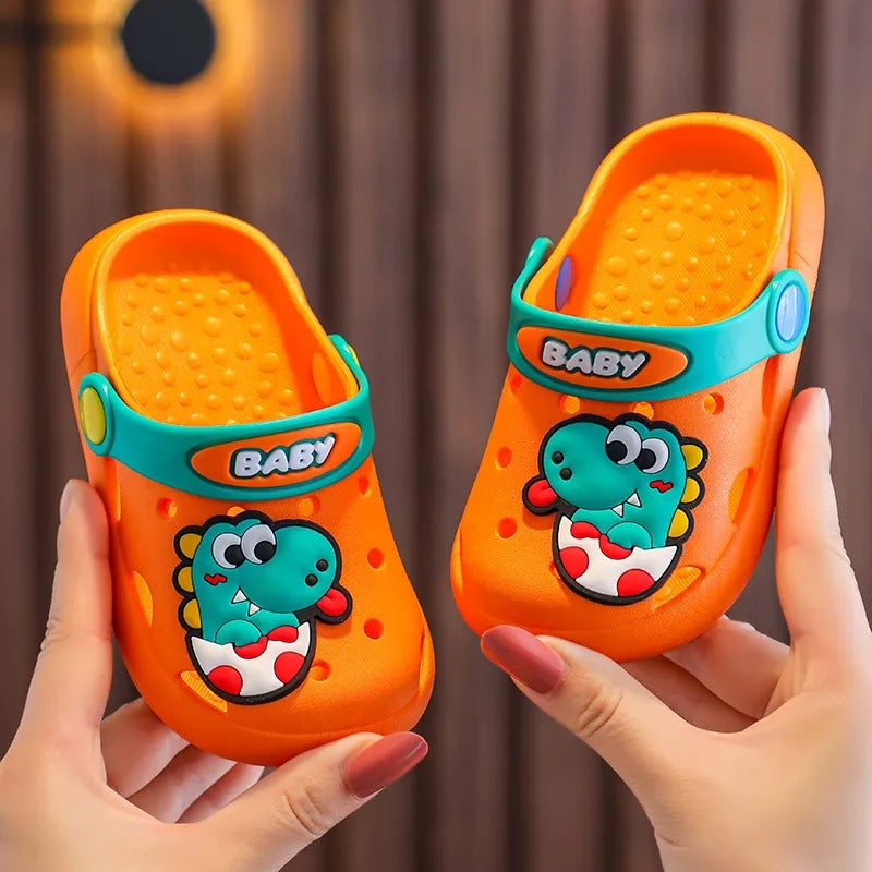 Children's Indoor Non-slip Toe-cap Slippers