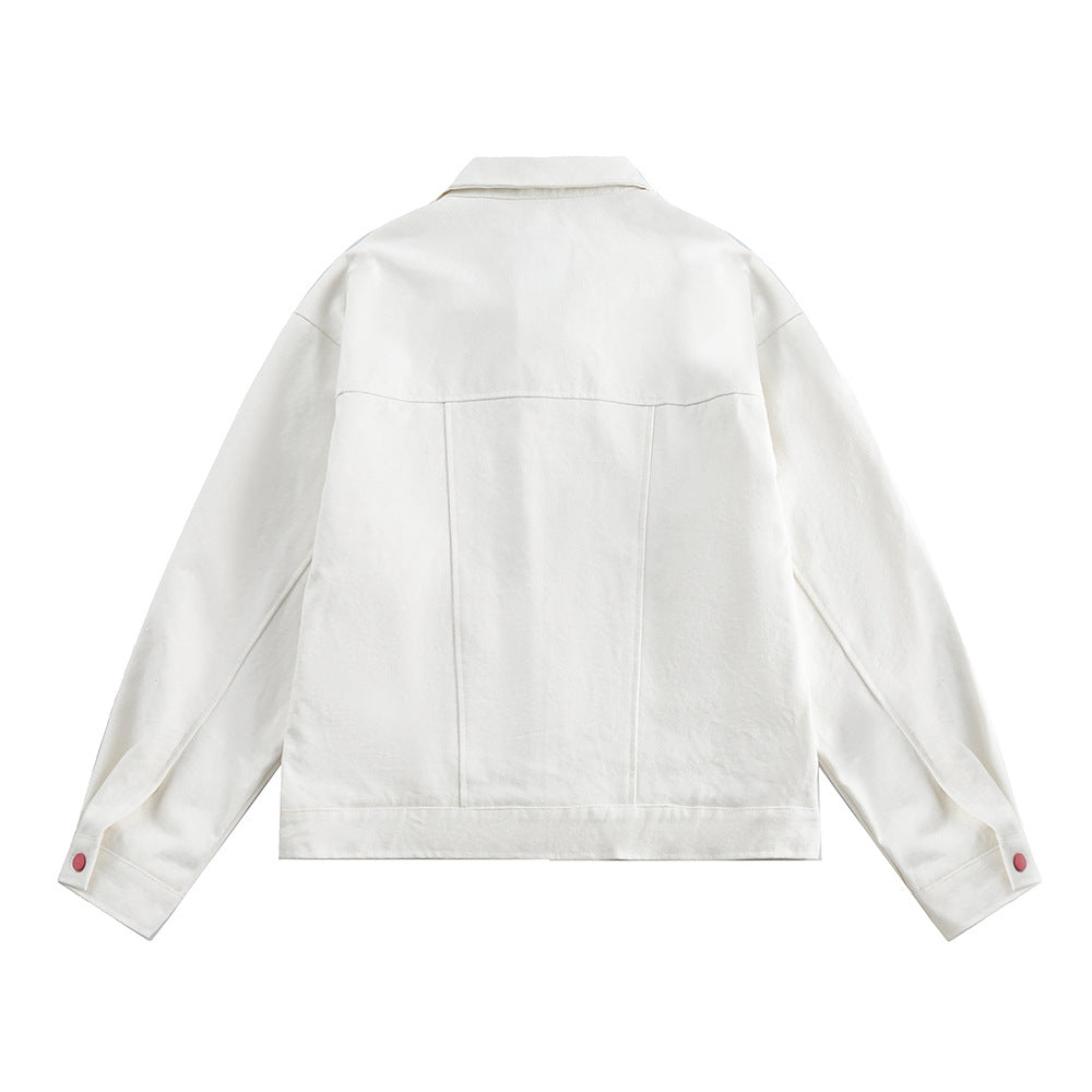 Fashion Brand Personality Denim Jacket Men's Design Sense