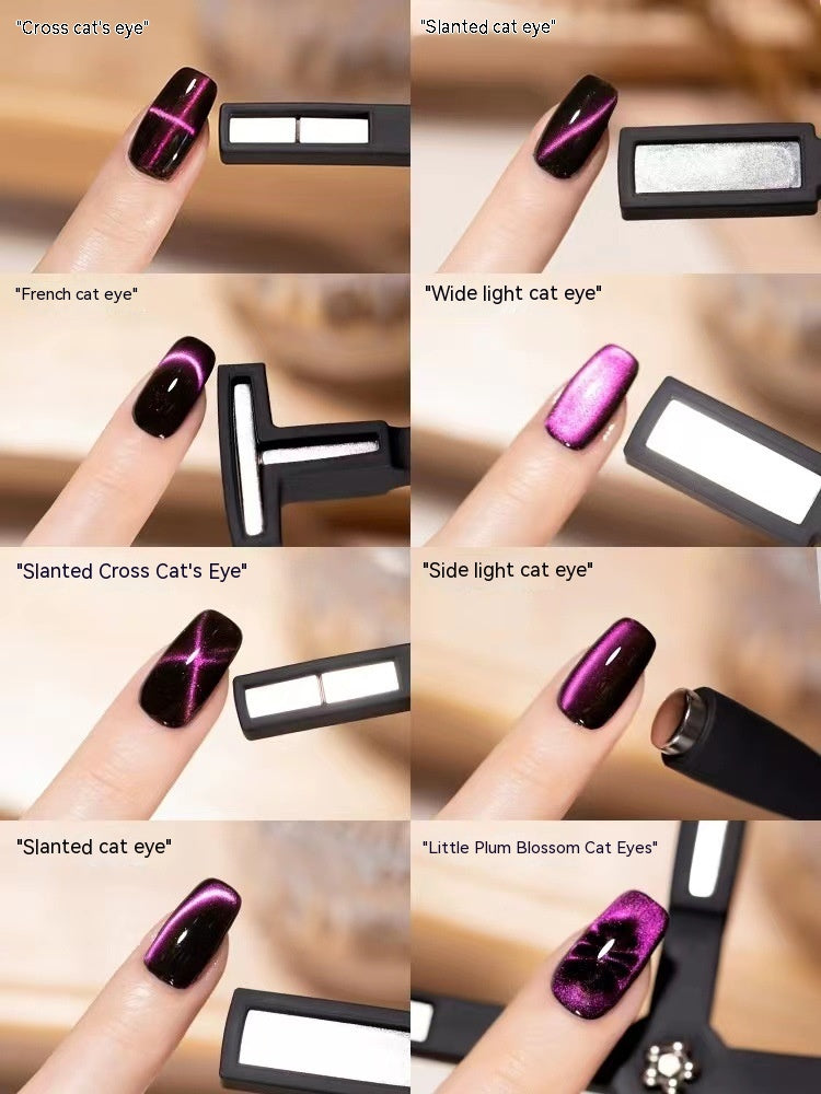 Cross-shaped Strong Magnet New Pattern Multi-functional Cat's Eye Manicure Implement