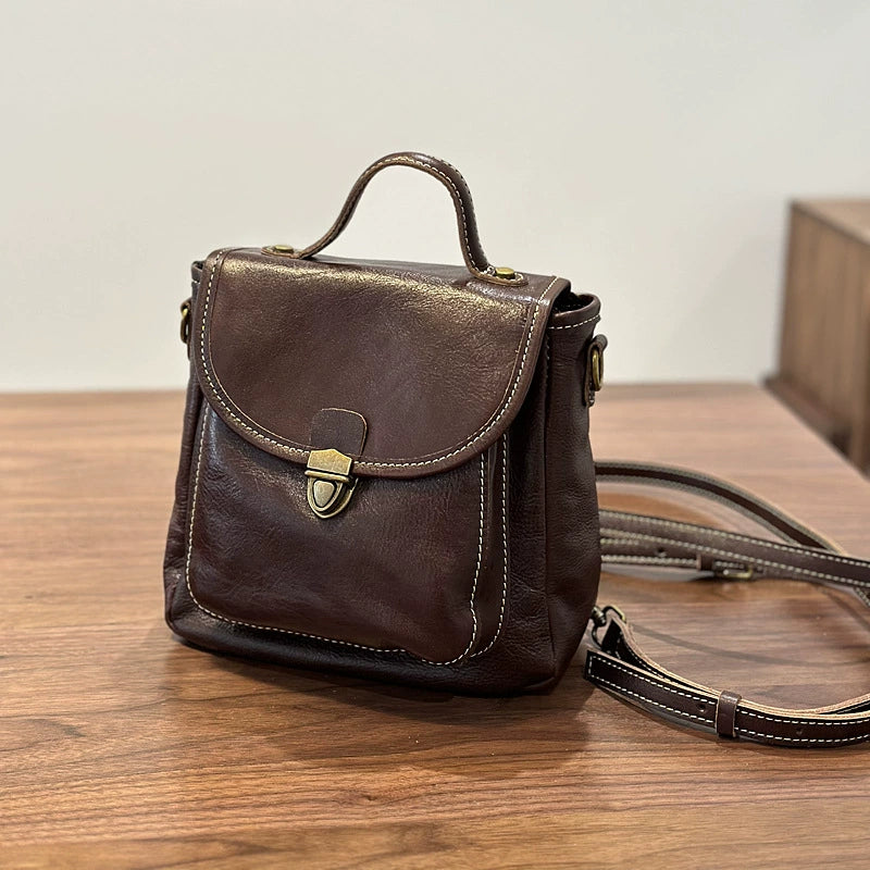 Leather Backpack Women's Small Backpack Sophisticated Type