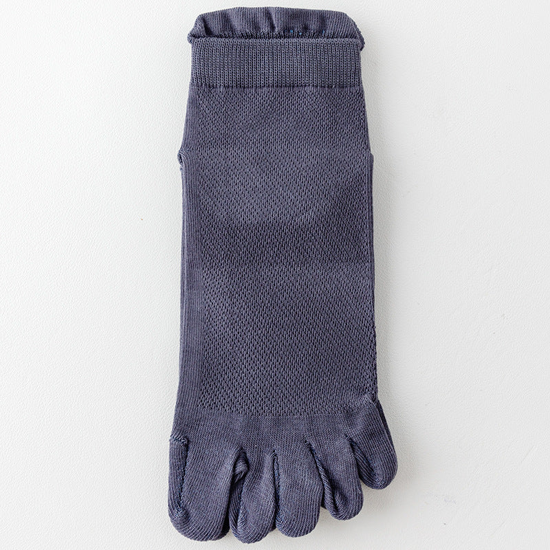Unisex Summer Thin Mesh Five-toe Socks
