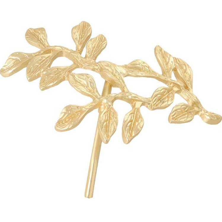 Leaf Shape Ponytail Clip Personalized Hairpin