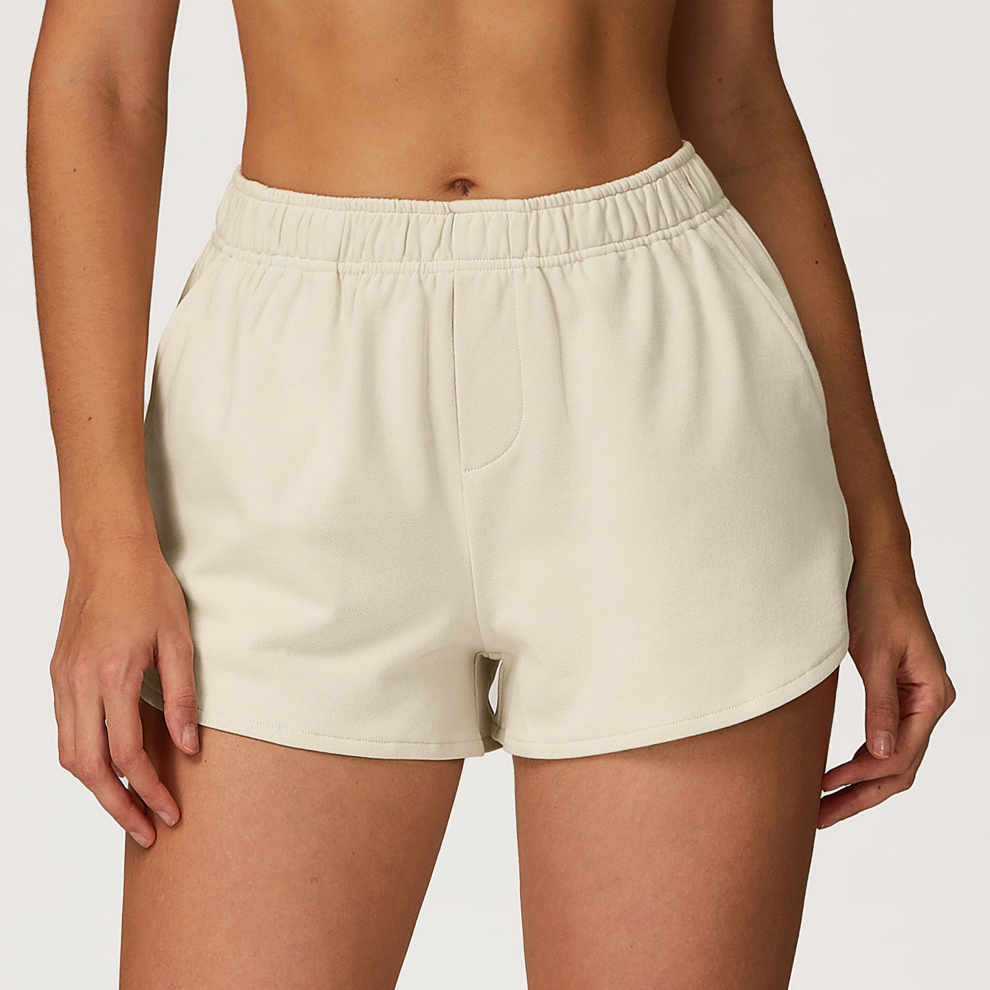 Sweatpants High Waist Wide Leg Straight Loose Sports Shorts