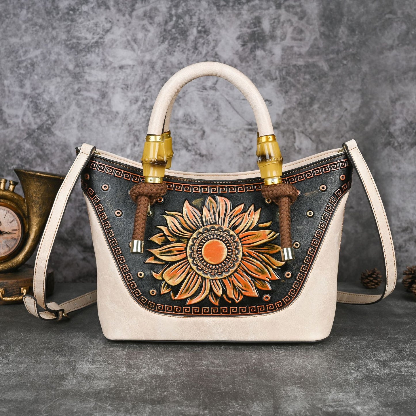 High-grade Elegant Middle-aged One-shoulder Versatile Crossbody Bag