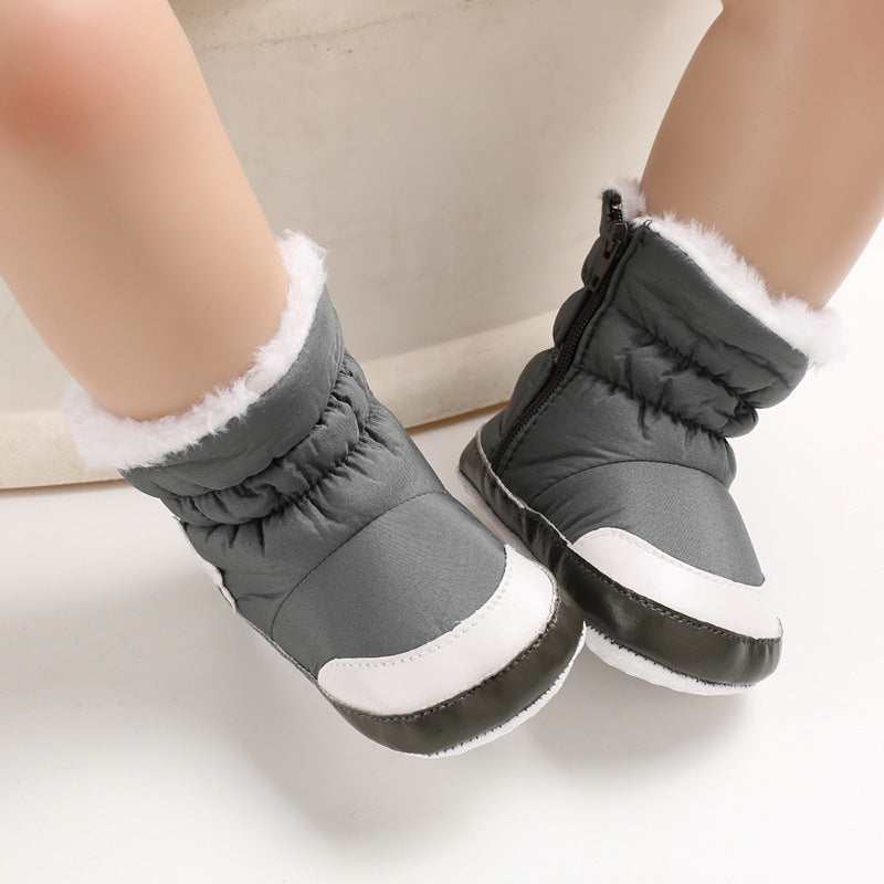 Shoes Soft Bottom Snow Boots Five Pointed Star Thickening
