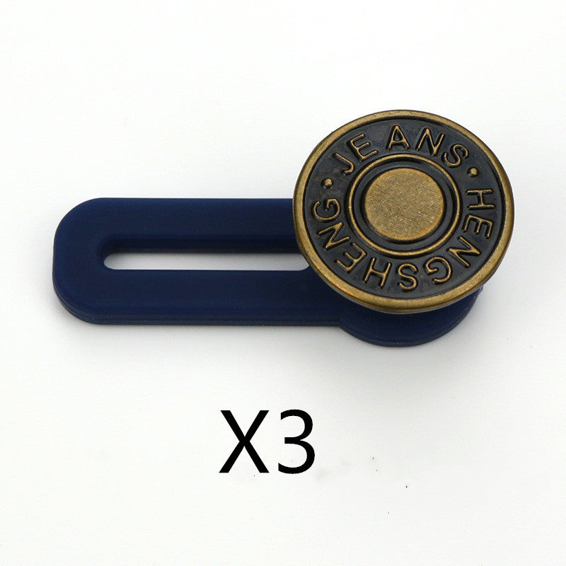 No Sew Jeans With Adjustable Expansion Waist Button
