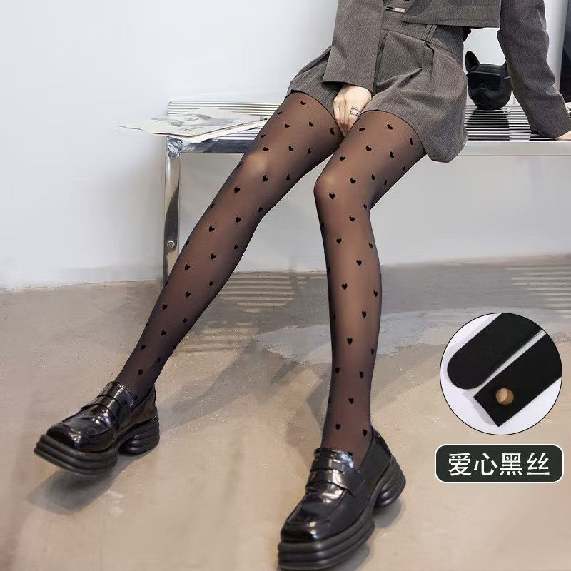 Black See-through Women's Fleece Lining Romper