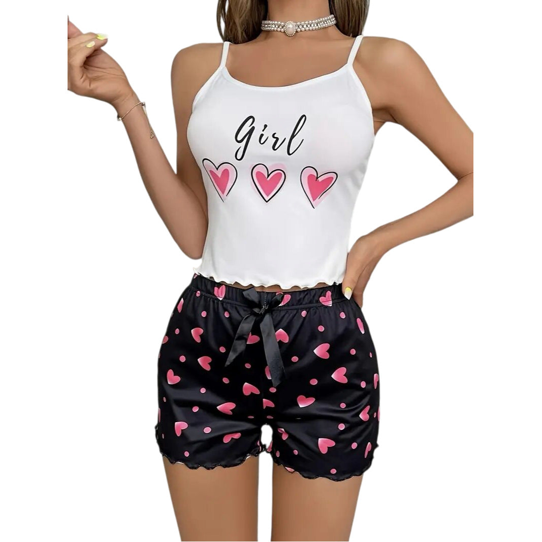 Women's Printed Cami Pajama Pants