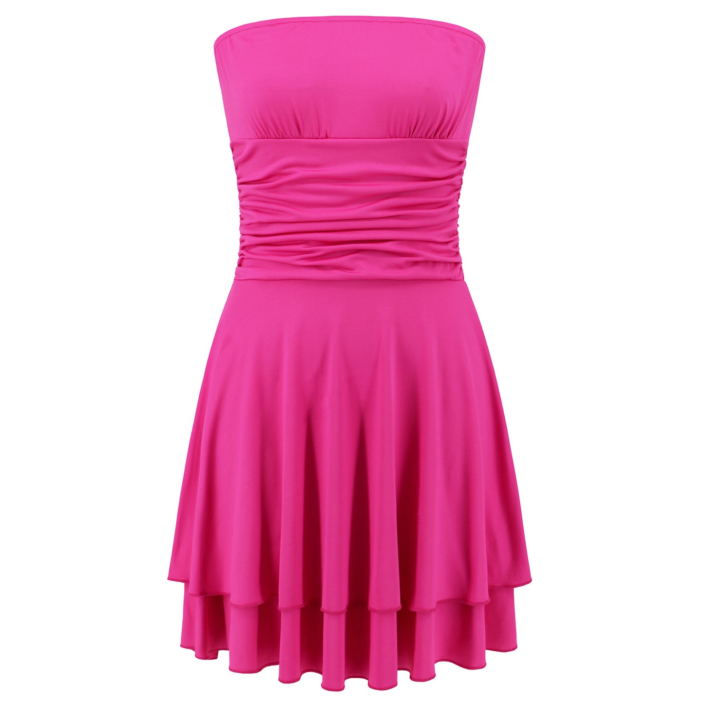 Women's Tube Top Cake Skirt Slim-fit Sheath Dress