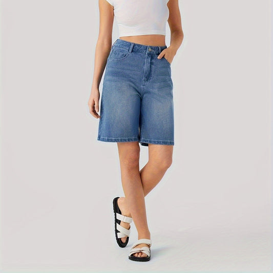 Loose-fit Straight-leg Versatile Slimming Womens Jeans