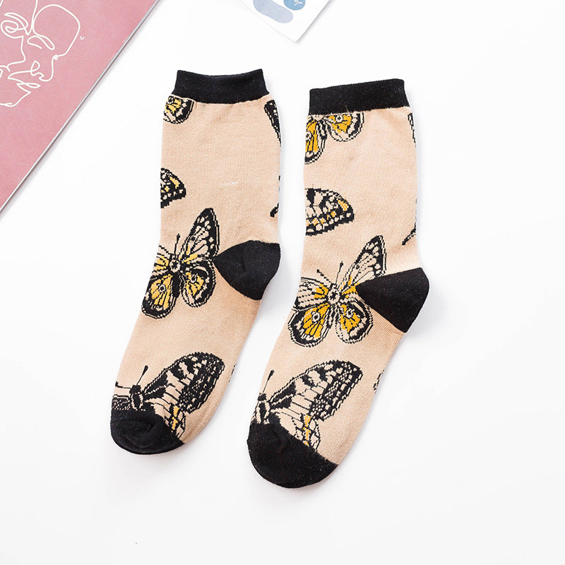 Women's Characteristic Animal Pattern Mid Tube Sports Stockings