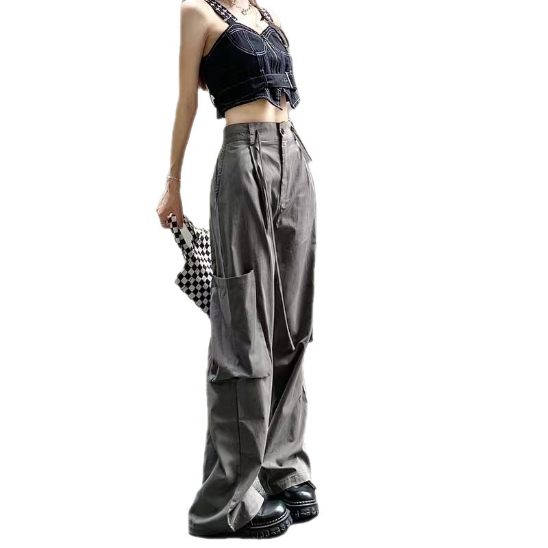 New Simple Harajuku Style Sports Pants Women's High Waist Show Thin