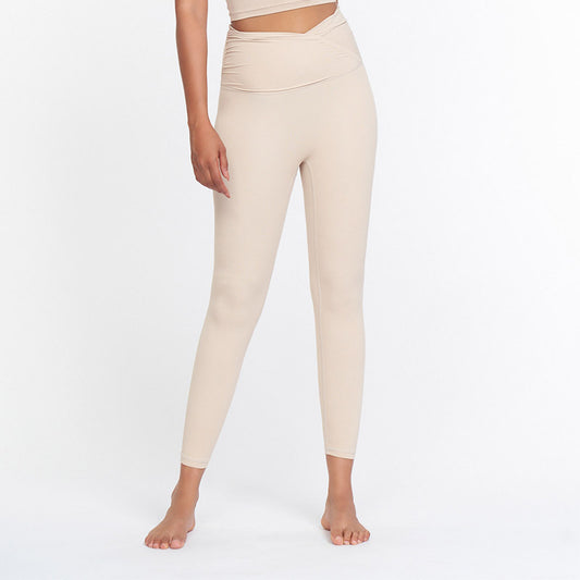 Women's High Waist Hip Lift Peach Hip Sports Running Tights