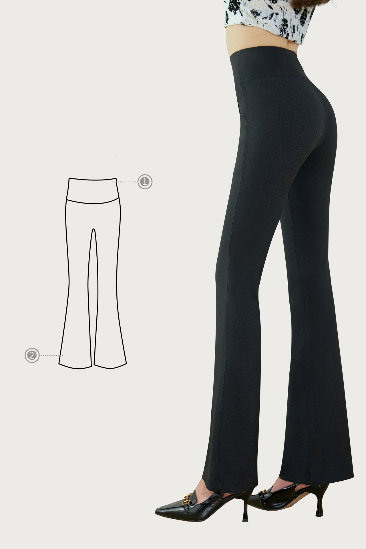 Autumn And Winter Fleece-lined Thickened Shark Pants
